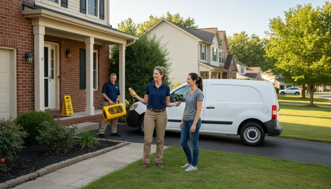 Water restoration image for Water Damage & Restoration Services in Neffs, OH